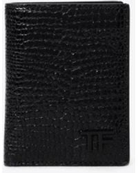 Tom Ford - Embossed Leather Bi-Fold Cardholder - Lyst