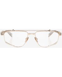 Balmain - Brigade Square-Framed Optical Glasses - Lyst