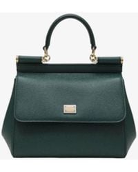 Dolce & Gabbana - Medium Sicily Leather Top Handle Bag - Lyst