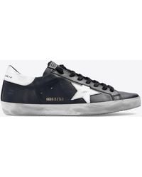 Golden Goose - Super-Star Classic Leather Sneakers - Lyst