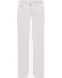 Maison Margiela - Logo Patch Straight-Leg Jeans - Lyst