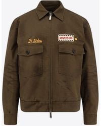DSquared² - Zip-Up Denim Jacket - Lyst