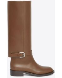 Burberry - Leather Boots - Lyst
