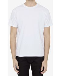 Valentino - Solid Crewneck T-Shirt - Lyst