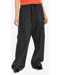 McQueen - Prince Of Wales Wool-Blend Cargo Pants - Lyst