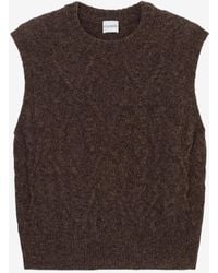 Closed - Knitted Wool Vest - Lyst