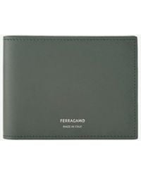 Ferragamo - Florence Bi-Fold Leather Wallet - Lyst