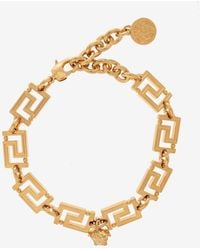 Versace - Greca Medusa Pendant Bracelet - Lyst