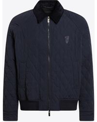 Burberry - Quilted Nylon Zip-Up Jacket - Lyst