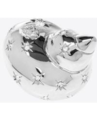 Versace - Crystal Icons De La Mer Ring - Lyst