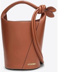 Jacquemus - Mini Tourni Knotted Bucket Bag - Lyst