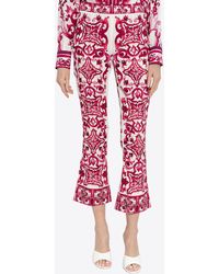 Dolce & Gabbana - Wide Trousers - Lyst