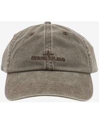Stone Island - Embroidered Logo Baseball Cap - Lyst