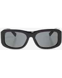 Dolce & Gabbana - Rectangular Logo Sunglasses - Lyst
