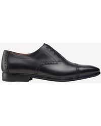 Ferragamo - Plain Toe Oxford Shoes - Lyst