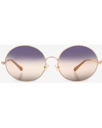 Chloé - Aly Round Sunglasses - Lyst