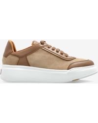 Max Mara - Maxi Urban Suede And Leather Sneakers - Lyst