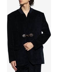 Moschino - Single-Breasted Corduroy Blazer - Lyst