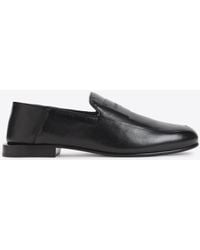 Givenchy - Embossed Logo Nappa Leather Loafers - Lyst