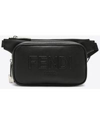 Fendi - Logo-Embossed Belt Bag - Lyst