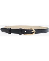Givenchy - Essential Leather Buckle Belt - Lyst