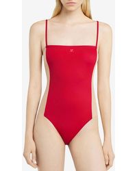 Courreges - Illusion One-Piece Swimsuit - Lyst