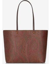 Etro - Medium Essential Paisley Jacquard Tote Bag - Lyst