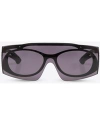 McQueen - Two-Tone Shield Sunglasses - Lyst