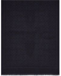 Ferragamo - Gancini Square Wool-Blend Scarf - Lyst