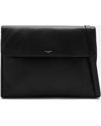 Dolce & Gabbana - Logo Embellished Leather Messenger Bag - Lyst