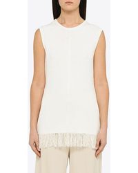 Loulou Studio - Fringed Sleeveless Top - Lyst