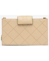 Tory Burch - Mini Fleming Wallet With Chain - Lyst