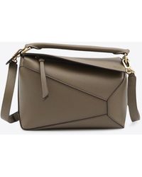 Loewe - Small Puzzle Edge Top Handle Bag - Lyst