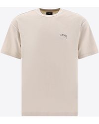 Stussy - Lazy Logo T-Shirt - Lyst