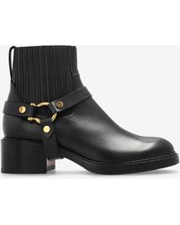 Chloé - Dakota Leather Ankle Boots - Lyst