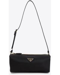 Prada - Triangle Logo Re-Nylon Shoulder Bag - Lyst
