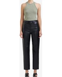 Agolde - Recycled Leather 90'S Pinch Waist Pants - Lyst
