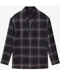 Fendi - Tartan Check Buttoned Shirt - Lyst