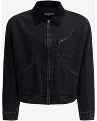 Maison Margiela - Zip-Up Denim Jacket - Lyst