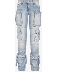 The Attico - Essie Skinny Cargo Jeans - Lyst