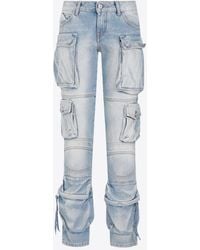 The Attico - Essie Long Pants Denim - Lyst