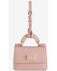 Dolce & Gabbana - Dauphine Calfskin Cardholder With Strap - Lyst