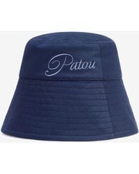 Patou - Logo Embroidered Bucket Hat - Lyst