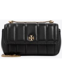 Tory Burch - Mini Kira Quilted-Leather Crossbody Bag - Lyst