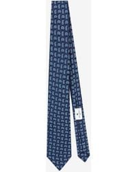 Etro - Micro Paisley Silk Tie - Lyst
