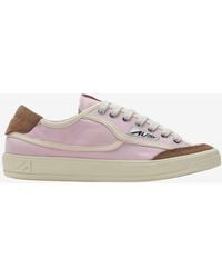 Autry - Windscape Canvas And Suede Low-Top Sneakers - Lyst