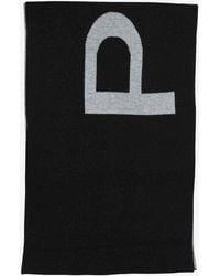 Pinko - Maxi Logo Wool Scarf - Lyst