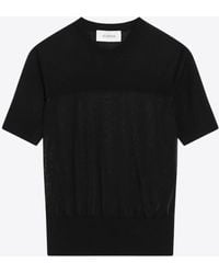 Sportmax - Okra Rib Knit T-Shirt - Lyst