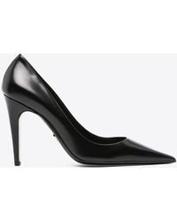 Prada - 100 Leather Pointed Pumps - Lyst