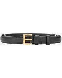 Prada - Leather Thin Belt - Lyst